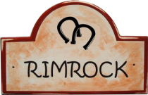 Horseshoes Address and House Number Plaques