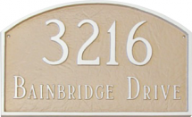 Prestige Arch Address Plaque (Large)