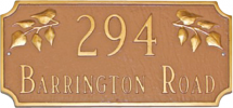 Camden Ivy Address Plaque