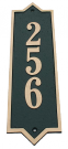 Vertical Address Plaques (Brass)