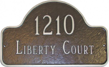 Lexington Arch Address Plaque (Large)