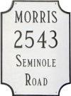 Waterford Address Plaque