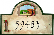 Tuscan Style Address Plaques 