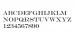 Monogram lettering style