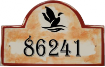 Loon Address and House Number Plaques