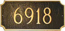 Princeton Address Plaque