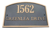 Camden Address Plaques (Brass)