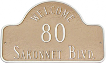 Welcome Arch Address Plaque (Large)