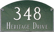Georgetown Address Plaque (Estate Size)