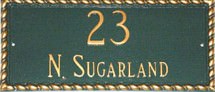 Franklin Address Plaque