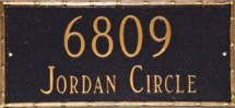 Washington Address Plaque