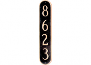 Oblong Vertical Address Plaques