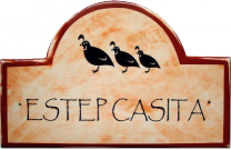 Quail Address and House Number Plaques