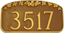 Dogwood Flower Address Plaque