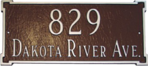 New Yorker Address Plaque (Estate Size)