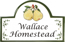 Pears Address Signs and House Plaques