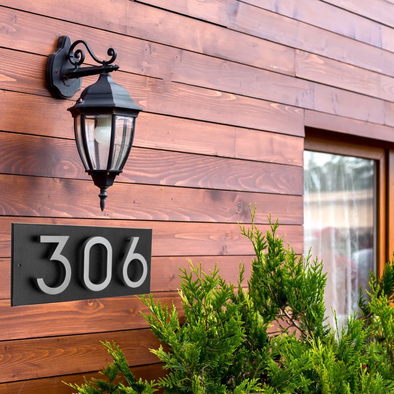 Modern Floating House Numbers Plaque Modern Floating Stand Off House Numbers