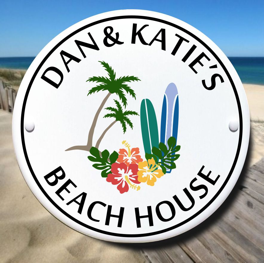 Hawaiian Beach House Plaques