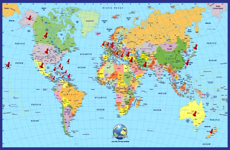 Where is Your Classy Plaque? USA and World Map of our Ceramic Hand